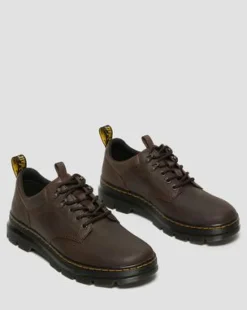 Reeder Crazy Horse Leather Utility -kengät in Tummanruskea