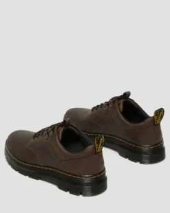Reeder Crazy Horse Leather Utility -kengät in Tummanruskea