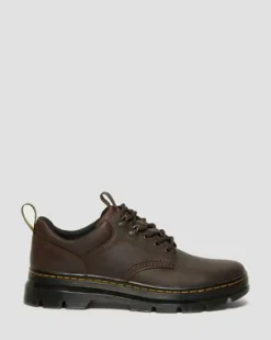 Reeder Crazy Horse Leather Utility -kengät in Tummanruskea