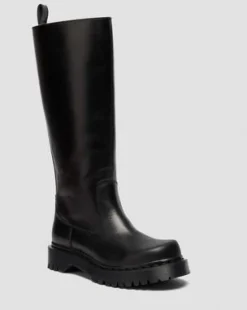 Rejena Hi Old Harness Leather -saappaat in Musta