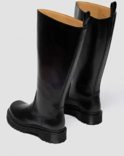 Rejena Hi Old Harness Leather -saappaat in Musta