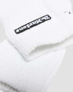 Short Athletic Logo Organic Cotton Blend -sukat in Valkoinen