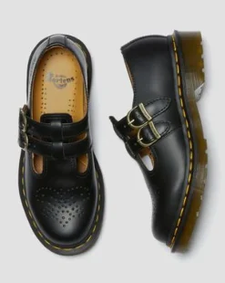 8065 Smooth Leather Mary Jane -kengät in Musta