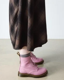 1460 Soft Leather -maiharit in Dusty Rose Pink