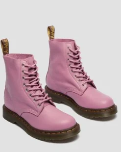 1460 Soft Leather -maiharit in Dusty Rose Pink