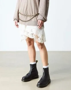 1460 Soft Leather Zip Up -maiharit in Musta