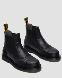 2976 Sub Leather Chelsea -nilkkurit in Musta