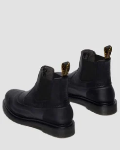2976 Sub Leather Chelsea -nilkkurit in Musta