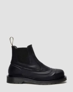 2976 Sub Leather Chelsea -nilkkurit in Musta
