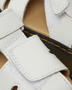 Taaperoiden Moby II Leather Strap Velcro -sandaalit in Valkoinen