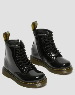 Taaperoiden 1460 Patent Lace Up -nauhamaiharit in Musta