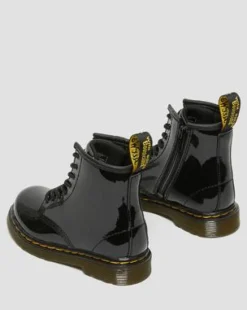 Taaperoiden 1460 Patent Lace Up -nauhamaiharit in Musta