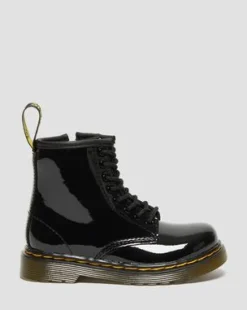 Taaperoiden 1460 Patent Lace Up -nauhamaiharit in Musta