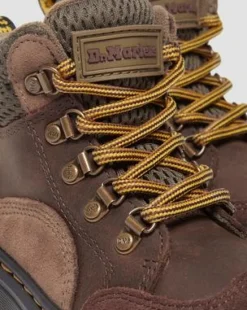 Taaperoiden Raffe Leather & Suede -maiharit in Tummanruskea
