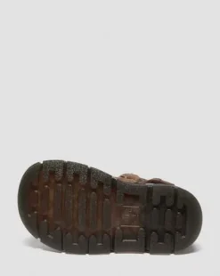 Taaperoiden Raffe Leather & Suede -maiharit in Tummanruskea