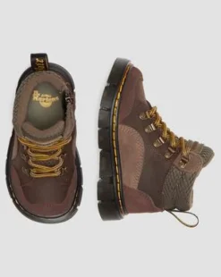 Taaperoiden Raffe Leather & Suede -maiharit in Tummanruskea