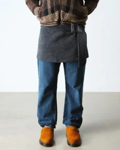 Tekoturkisvuoratut Isham Faux Shearling Suede -lipokkaat in Pecan Brown