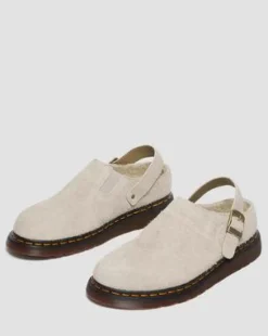 Tekoturkisvuoratut Isham Faux Shearling Suede -lipokkaat in Vintage Taupe