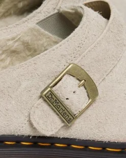 Tekoturkisvuoratut Isham Faux Shearling Suede -lipokkaat in Vintage Taupe