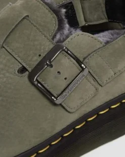 Tekoturkisvuoratut Jorge II Faux Fur -lipokkaat in Nickel Grey