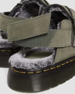 Tekoturkisvuoratut Jorge II Faux Fur -lipokkaat in Nickel Grey