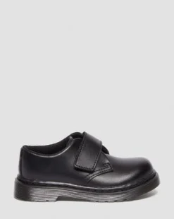 Toddler Kamron Leather Strap Velcro Oxford -kengät in Musta