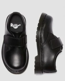 Toddler Kamron Leather Strap Velcro Oxford -kengät in Musta