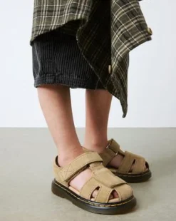 Toddler Moby II Savannah Tan Bronx Suede -sandaalit in Gyldenbrun