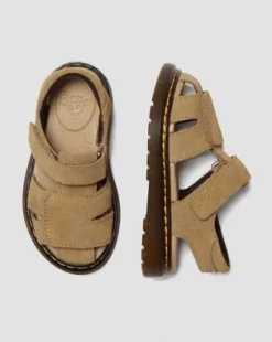 Toddler Moby II Savannah Tan Bronx Suede -sandaalit in Gyldenbrun