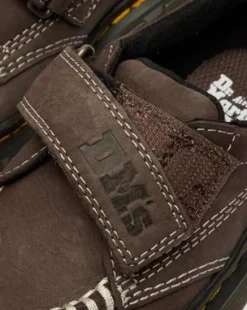 Toddler Raffe Strap Tumbled Nubuck Strap -kengät in Tummanruskea