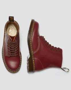 Vintage 1460 Quilon -nahkanilkkurit in Punainen