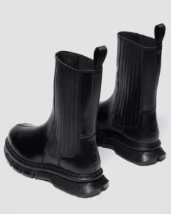 14XX QUBIST CHELSEA-BOOTSIT in Musta
