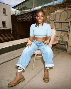 2976 Yellow Stitch Crazy Horse Chelsea -bootsit in Tummanruskea