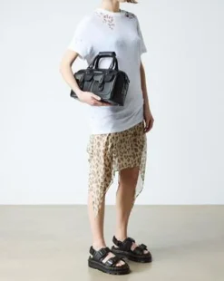 Zebzag Pisa Leather Platform -sandaalit in Musta