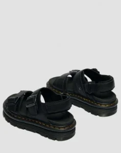 Zebzag Pisa Leather Platform -sandaalit in Musta