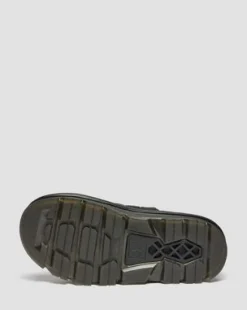 Zebzag Quilted Canvas Platform Slides -sandaalit in Musta