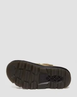 Zebzag Suede Casual Slingback Platform Mules in Gyldenbrun