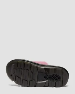 Zebzag Suede Platform Slides -sandaalit in Dusty Rose Pink