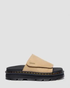 Zebzag Suede Platform Slides -sandaalit in Gyldenbrun