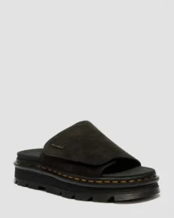 Zebzag Suede Platform Slides -sandaalit in Musta