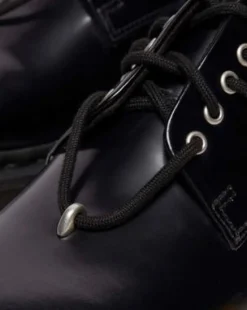 Zeffir 5-eye Leather Bex -kengät in Musta