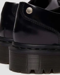 Zeffir 5-eye Leather Bex -kengät in Musta